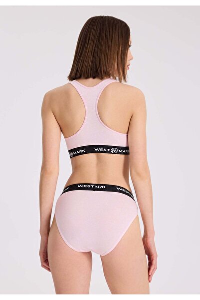 WESTMARK LONDON 4’lü Pembe Pamuk Elastan Karışımı Kadın Thong Külot LILY THONG