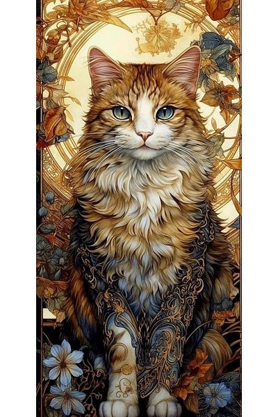 dialands Lovely Cat - 40x80cm DM132 Model