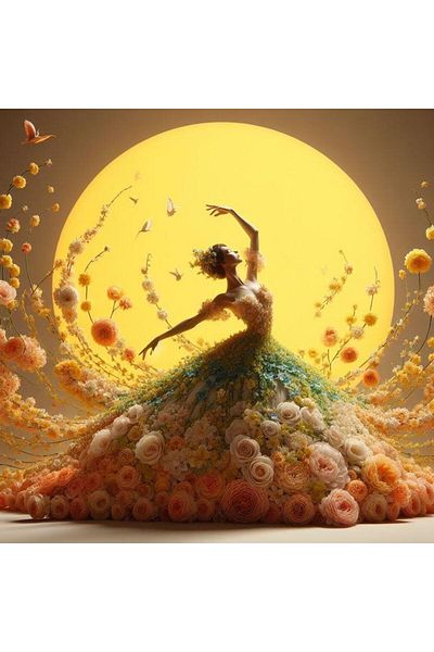 dialands 65x65 cm Dancing with Flowers - DM195