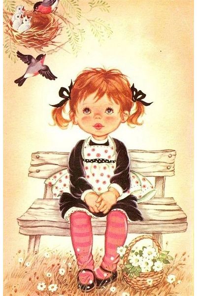 MARCEL SANAT Little Girl And Birds Marcel Art Diamond Mosaic Painting 36x56cm