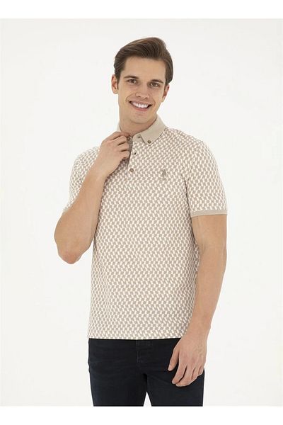 U.S. Polo Assn. Tricou cu guler polo pentru bărbați US Polo Assn. - RUNES DMLS