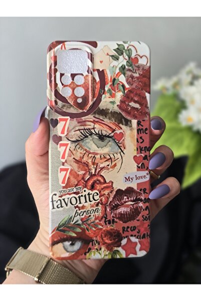 SUPER FRAME حافظة هاتف شفافة مطبوعة متوافقة مع هاتف Xiaomi Redmi Note 11S - N...