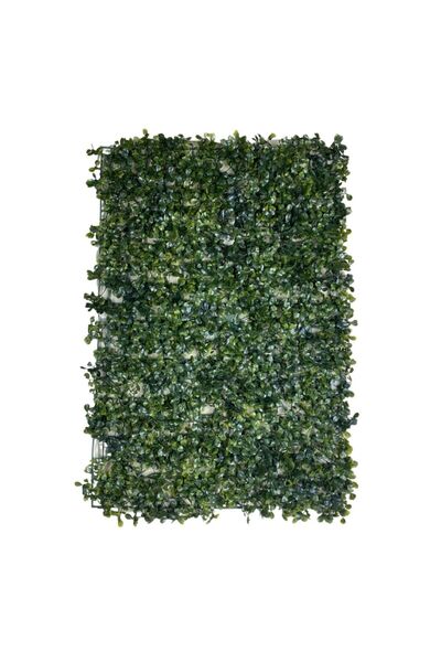 Cihan Çiçekçilik 10'lu Yapay Çiçek Duvar Kaplama Panel Şimşir Tabaka 40x60 Cm