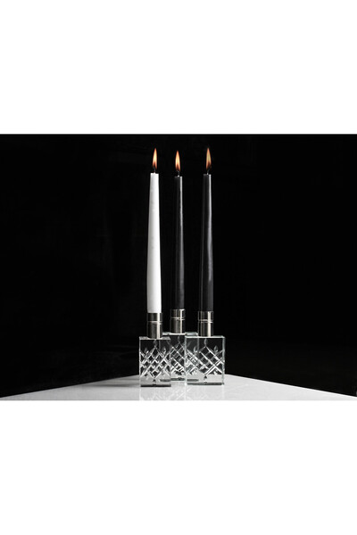 MOENA Studio Galaxy Özel Kesim Kristal Şamdan Gold Kaplama