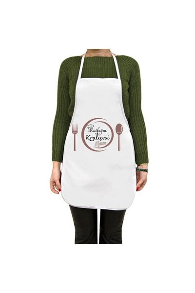 Atatuğ Hediyelik Kişiye Özel İsimli Mutfak Önlüğü