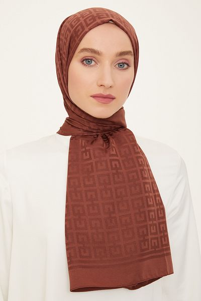 FRESCO SCARFS Armine Trend F - Γυναικεία Hijab Hijab, Βαμβακερό Ζακάρ Σάλι