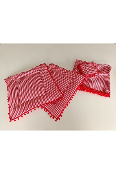 Masal Tasarım Piknik masa örtüsü set ( Piknik örtüsü 170*170 , 2 minder 40*40...