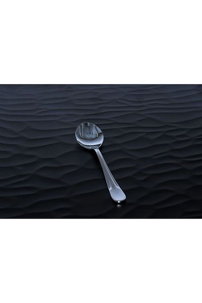 Viyalente Swords Set of 12 Pınar Dessert Spoons Stainless Steel