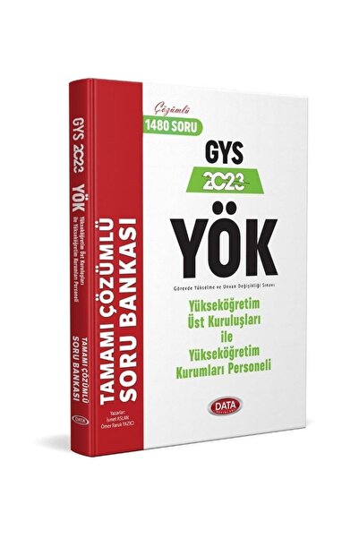 Data Yayınları Yök Üst Kuruluşları Ile Yök Personeli Gys Tamamı Çözümlü Soru ...