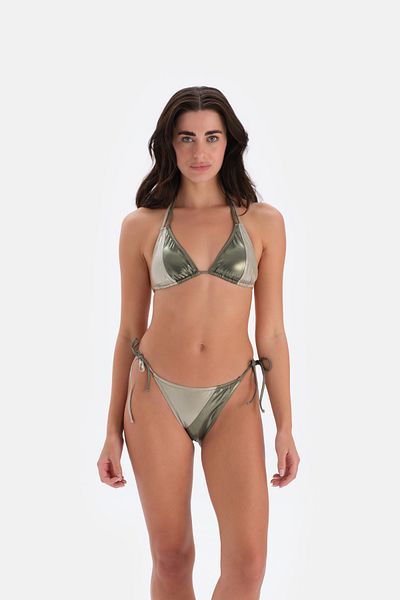 Eros Triangel-Bikini Grün-Beige 3030Bk - Kleine Ausführung