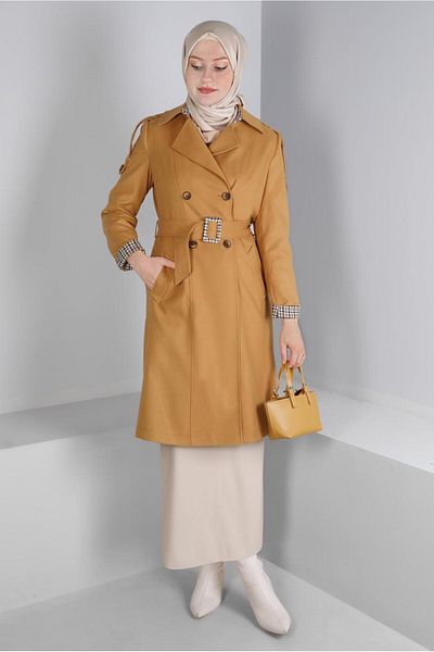 Alvina Trenci cu nasturi cu model de gâscă 10680