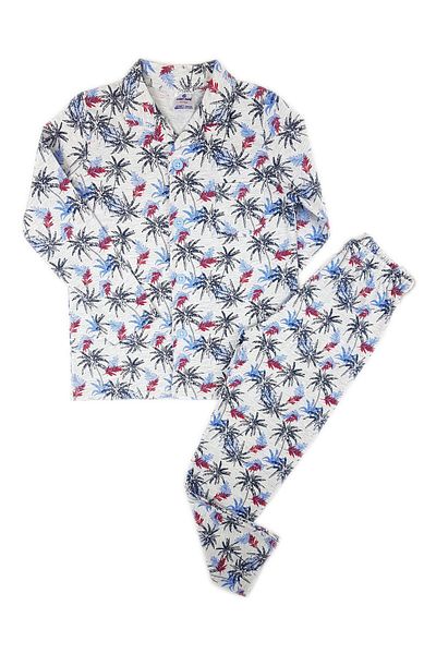 Luggi Baby Palm Tree Patterned Pajama Set