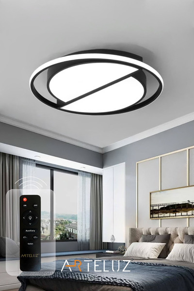 ARTELUZ Modern Plafonier Chandelier - Cut Round Model, 50 Cm