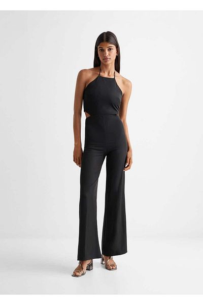 Mango Teen Black Overalls for Kids