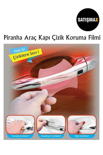 Piranha Vehicle Door Scratch Protection Film (4 PCS)