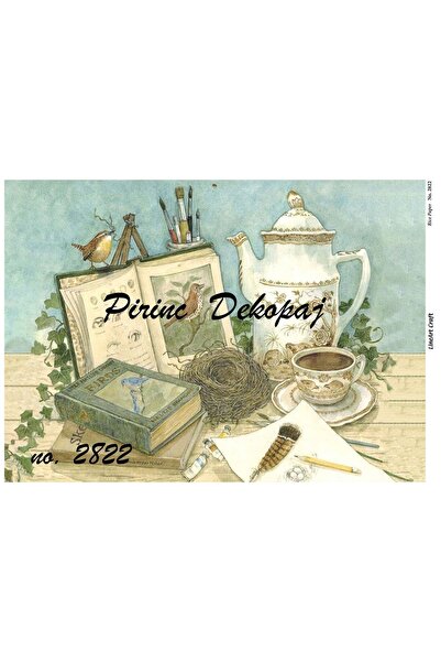 LİNEART ورق ديكوباج نحاسي - رقم: 2822, 29x42 سم