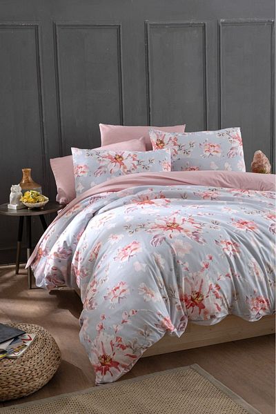 MyStory Home Set cuvertură de pilota cu cearșaf elastic unic ROSE