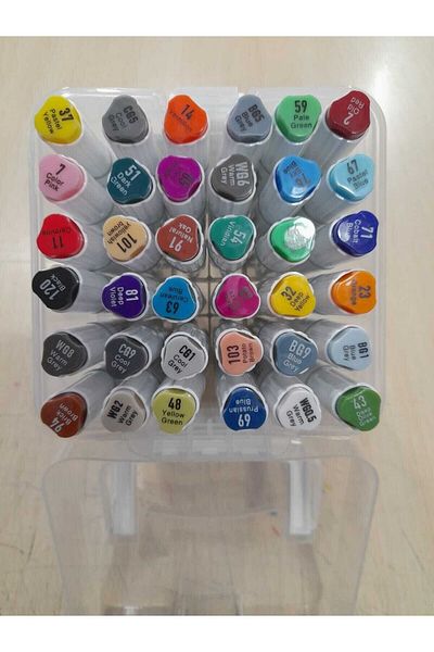 Languo Twinn Double Ended Marker Pen Set of 36 in Special Box