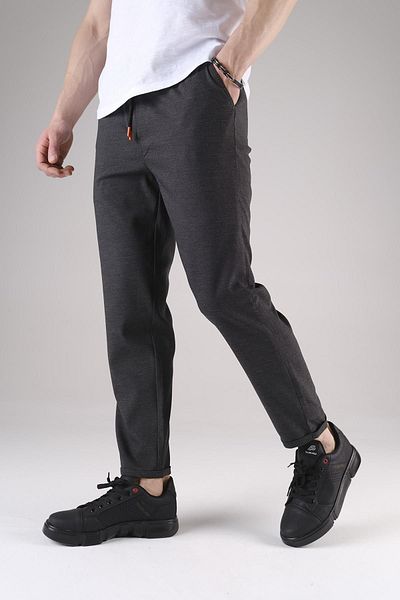 Oksit Joy Slim Fit Men&#39;s Double Leg Men&#39;s Jogger Pants with Elastic Waist