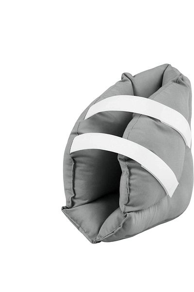 Devi 1 Heel Pillow, Protective PillowFoot Pillow Grey for Wounds and Post-Surgical