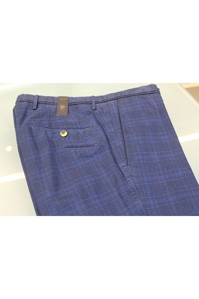 Ecer Men's Linen Side Pocket 5 Pocket Linen Trousers