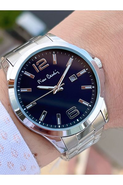 Pierre Cardin Steel Cord Men's Wristwatch 30 Mt Waterproof.