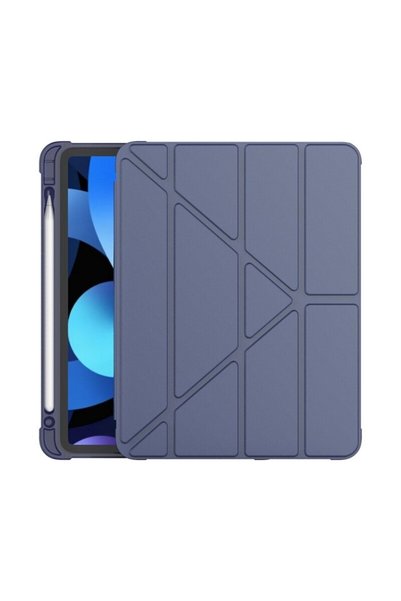 UnDePlus Apple Ipad Air 4 10.9" Kılıf Kalem Bölmeli Trifolding Silikon A2072 ...