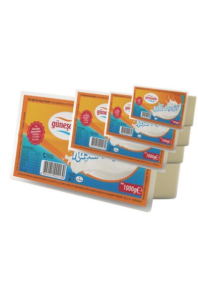 Güneşoğlu Taze Kaşar Peyniri ( 4 X 1 Kg )