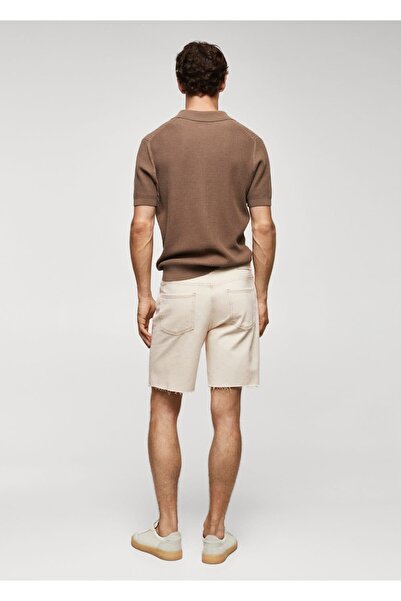 MANGO Man Regular Fit Jean Bermuda Şort