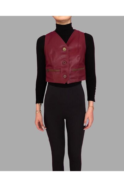 makü Jepke Women's Leather Vest - Stylish and Comfortable