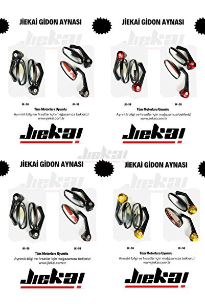 JİEKAİ Gidon Aynası Gold Renk *G-01