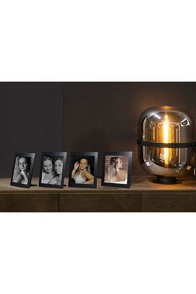 Bytwo 10 pieces 10x10 Wooden Black Frame