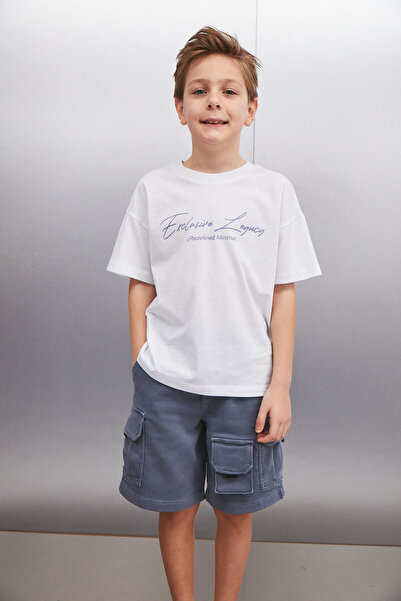 GRIMELANGE Men's White T-Shirt - DUGALD