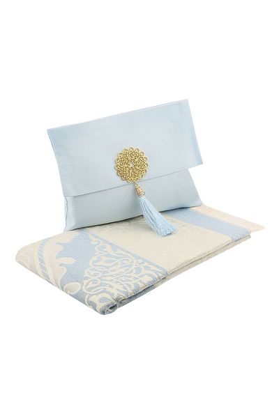 ENSARHAC-UMRE MALZEMELERİ Dowry Prayer Rug Prayer Beads Set