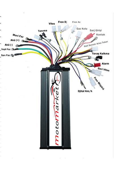 İthal E BİKE AKILLI BEYİN KARA ŞİMŞEK KENDİNDEN YAZILIMLI 80 İLA 100 KM HIZ YAPAR