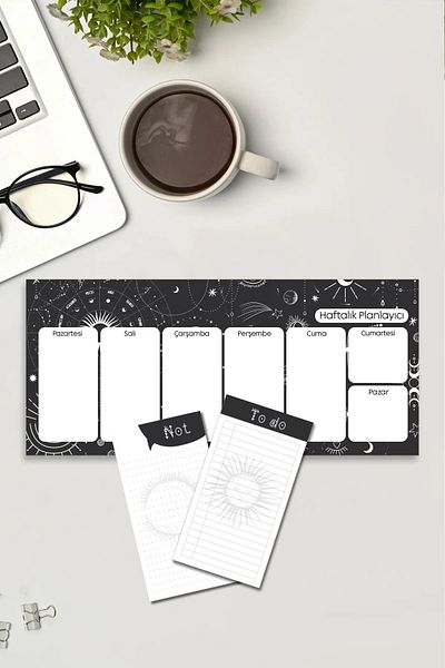 Copyrite Glow 3-Piece Planner Set ( Weekly, Daily, Note) Planning