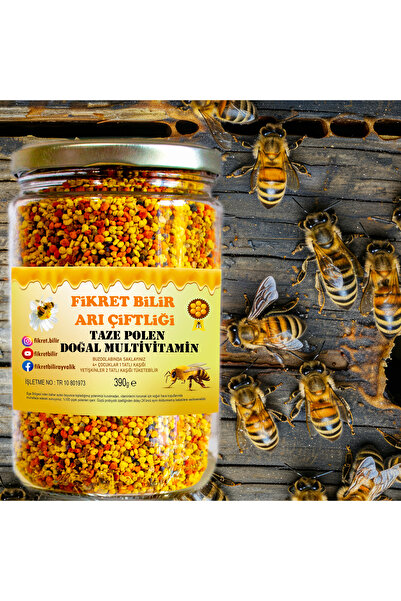 Fikret Bilir Arı Çiftliği Bahar Çiçekleri Taze Yaş Poleni 390g