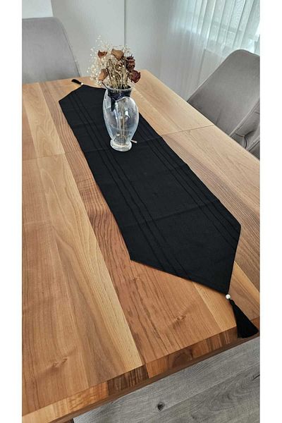 ZESA HOME Colber Runner cu dungi detaliate și ciucuri
