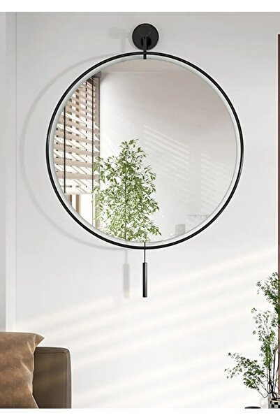 MetaQuartz Aksesuar (büyükboy 60 X 80 Cm ) Massive Duvar Ayna, Sarkaçlı Metal...