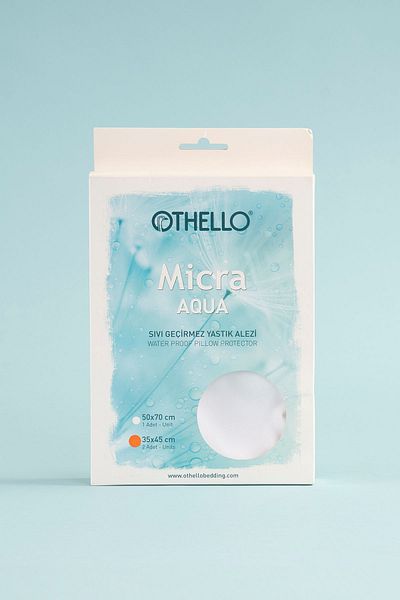OTHELLO Micra Aqua - 35x45 Cm Zippered Baby Pillow Mattress, Liquid Proof