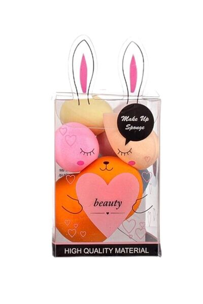 SİSA Cosmetics Profesyonel 5+1 Makyaj Süngeri Göz Altı Süngeri (1448)