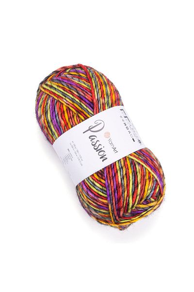 Yarnart Passion - Μαρμάρινο Χειροποίητο Πλεκτό Νήμα Ebruli-1253