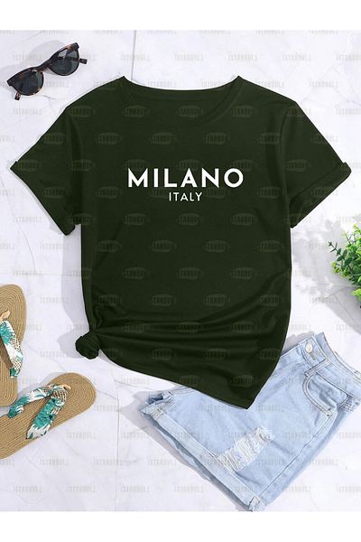 aynewmoda Μπλουζάκι Milan Printed Oversize