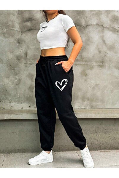 DAXİS Sportwear Company Kadın Baskılı Eşofman Altı