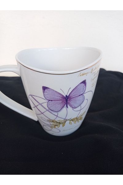 Benante Butterfly Porcelain Mug