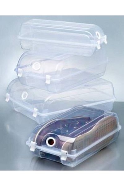 Gondol Plastik Hancaz Transparent Women's Shoe Storage Box 10 Pieces