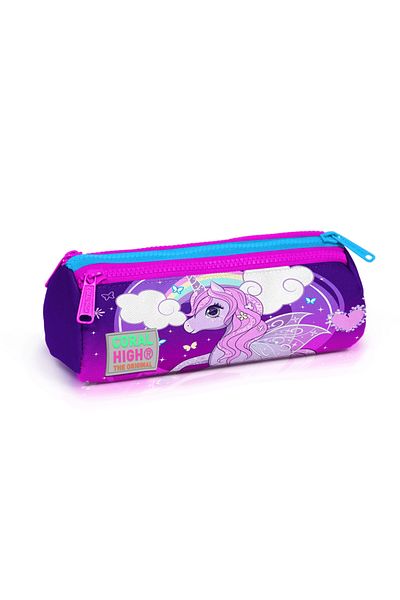 Yaygan Τσάντα μολυβιού Coral High Unicorn με μοτίβο τριών θέσεων 22008