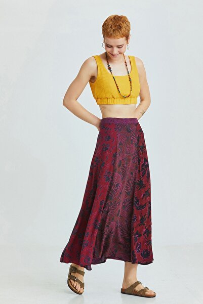 Clandestino Μακριά φούστα σε στυλ Patchwork