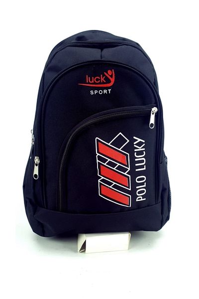 LUCKY BAG Negru Roșu Calitate Bună Adolescent Liceu Gimnaziu Școala Primară Geantă