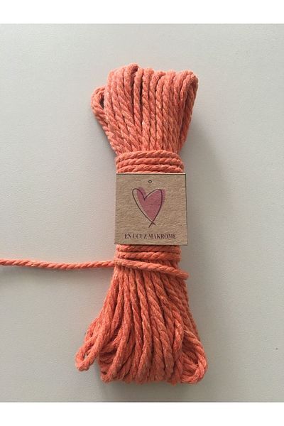 EN UCUZ MAKROME 10 Meters Macrame Cotton Screening Thread - 3 Twists